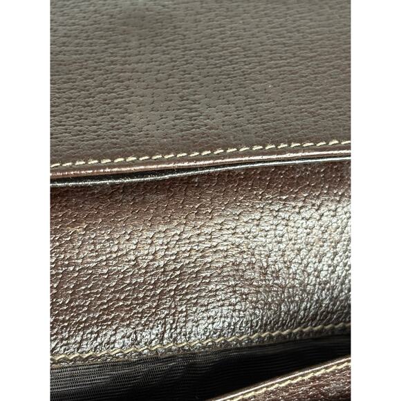 B82 Gucci GG Canvas Bifold Long Wallet Monogram Authentic Maximalist Logo - Picture 12 of 14